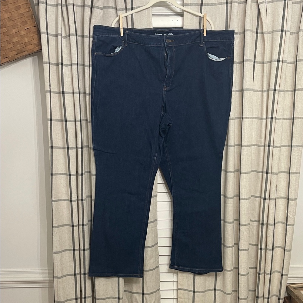 Women's Bootcut Dark Blue Jeans
